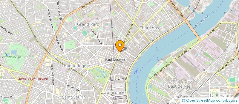 localisation de l'entreprise SARL MARAICHER ARGONNE à BORDEAUX