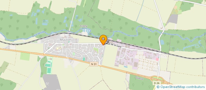 localisation de l'entreprise SARL MARAIS K P  MUIZON