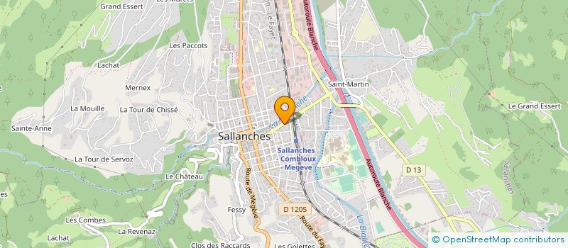 localisation de l'entreprise SARL MARANGONE à SALLANCHES