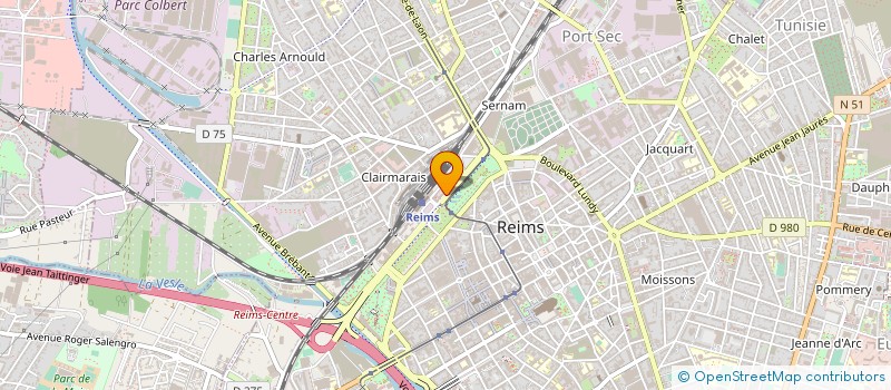 localisation de l'entreprise SARL MARAS  REIMS