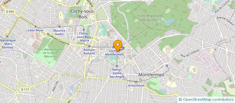 localisation de l'entreprise SARL MARATHON à MONTFERMEIL