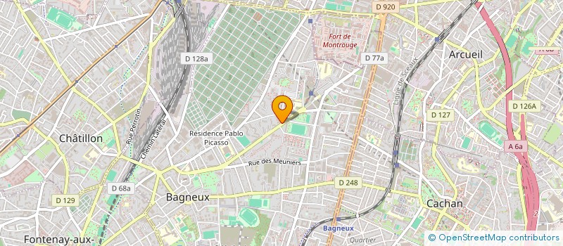 localisation de l'entreprise SARL MARBAI  BAGNEUX