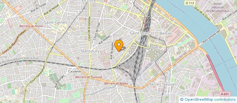 localisation de l'entreprise SARL MARBEL à BORDEAUX