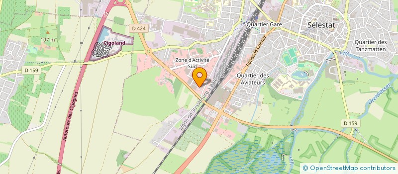 localisation de l'entreprise SARL MARBI  SELESTAT