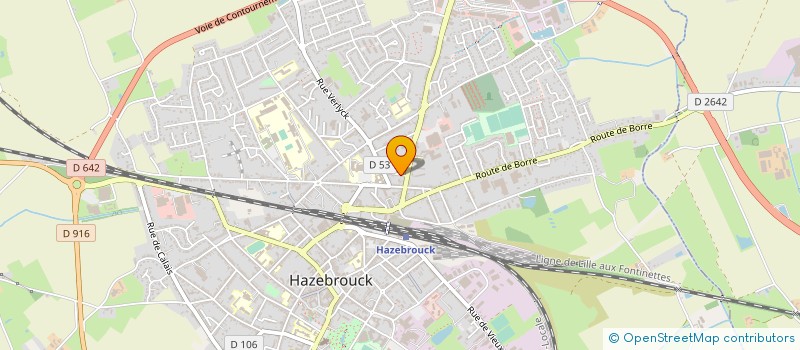 localisation de l'entreprise SARL MARBRERIE CREVILLERS à HAZEBROUCK