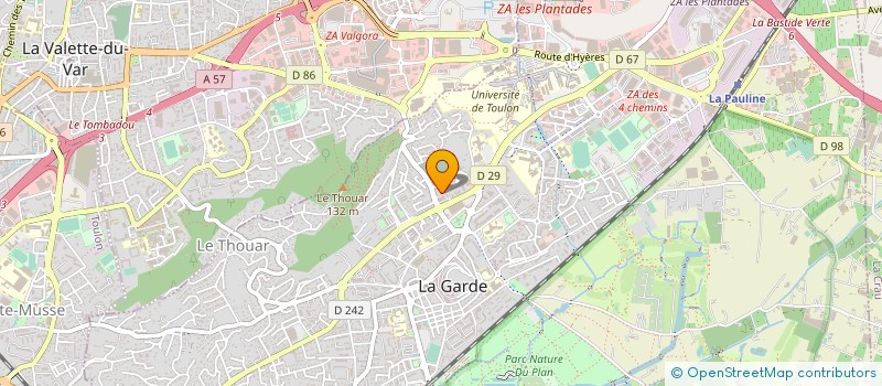 localisation de l'entreprise SARL MARBRERIE FREDIANI  LA GARDE