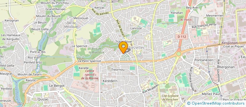 localisation de l'entreprise SARL MARBRERIE MUZELLEC à BREST