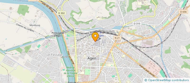 localisation de l'entreprise SARL MARC HEROLLES  AGEN