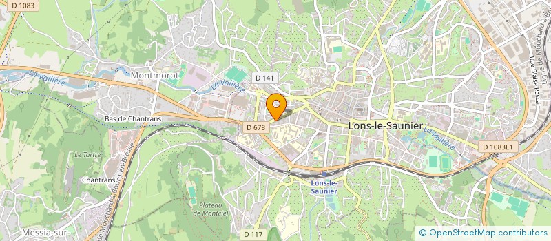localisation de l'entreprise SARL MARC JALABERT à LONS-LE-SAUNIER