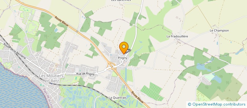 localisation de l'entreprise SARL MARC MERIEAU  LES MOUTIERS-EN-RETZ