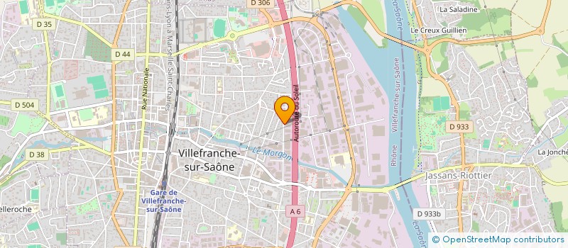 localisation de l'entreprise SARL MARC RICARD  VILLEFRANCHE-SUR-SAONE