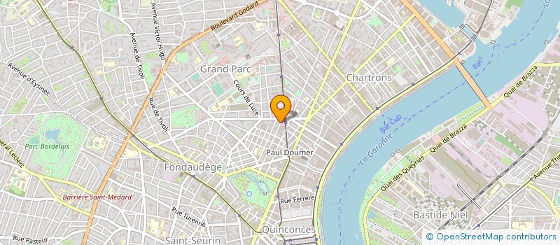 localisation de l'entreprise SARL MARC THIERRY à BORDEAUX