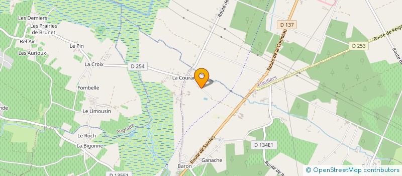 localisation de l'entreprise SARL MARCAY  CARTELEGUE