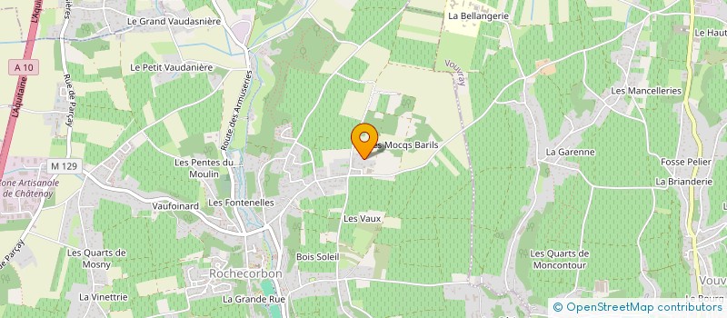 localisation de l'entreprise SARL MARCEAU à ROCHECORBON