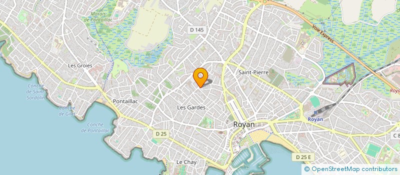 localisation de l'entreprise SARL MARCEL ROY ET FILS  ROYAN