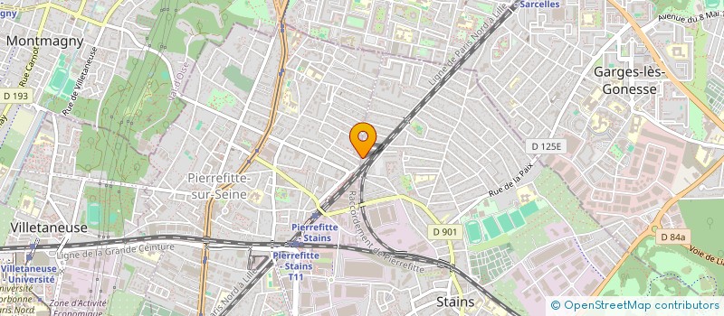 localisation de l'entreprise SARL MARCELLANT  STAINS