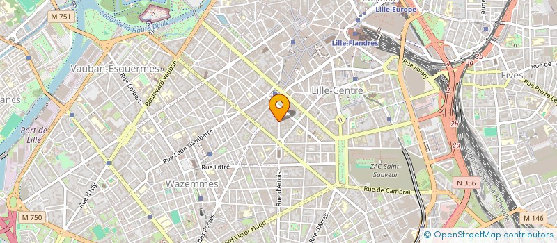 localisation de l'entreprise SARL MARCELLET AUDIO VISUEL à LILLE