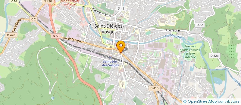 localisation de l'entreprise SARL MARCHAL IMMOBILIER  SAINT-DIE-DES-VOSGES