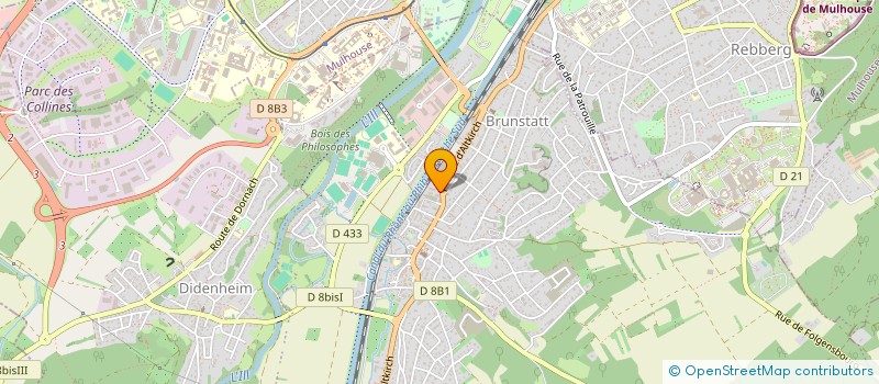 localisation de l'entreprise SARL MARCHAL JOSEPH  BRUNSTATT-DIDENHEIM