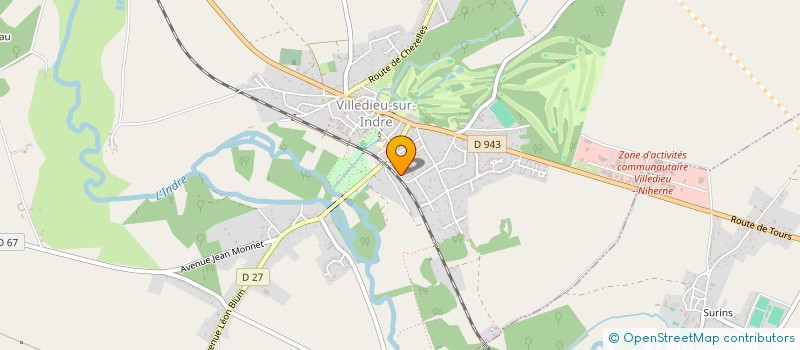 localisation de l'entreprise SARL MARCHAND PIERRE à VILLEDIEU-SUR-INDRE