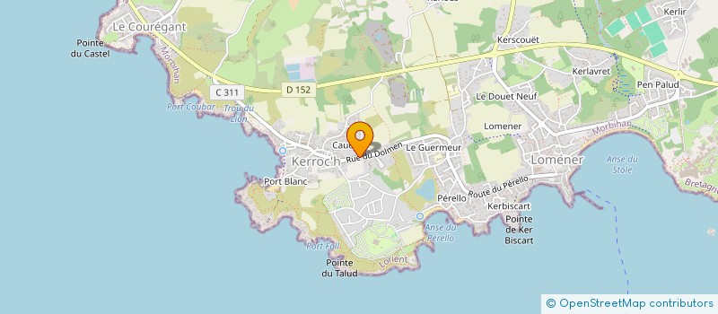 localisation de l'entreprise SARL MARCOU à PLOEMEUR