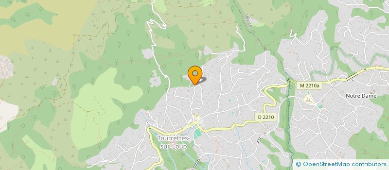 localisation de l'entreprise SARL MARCUCCI BAT à TOURRETTES-SUR-LOUP