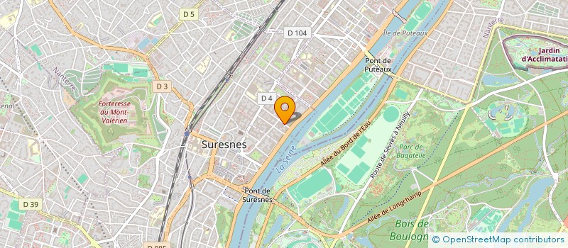localisation de l'entreprise SARL MAREC à SURESNES