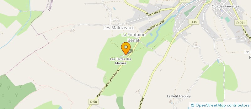 localisation de l'entreprise SARL MARECHAL JACKY  CHATILLON-SUR-LOIRE