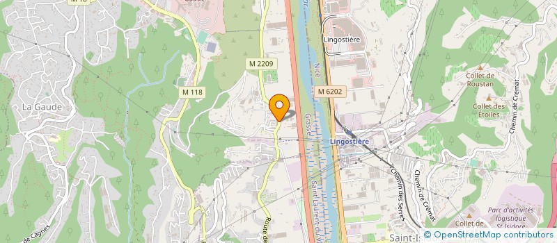 localisation de l'entreprise SARL MAREI TRANSERVICES  LA GAUDE