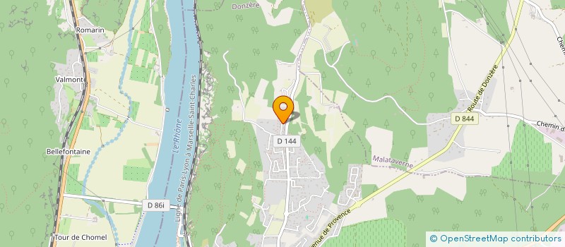 localisation de l'entreprise SARL MAREL  DONZERE