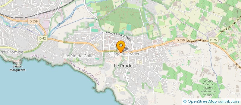localisation de l'entreprise SARL MARETTO à LE PRADET