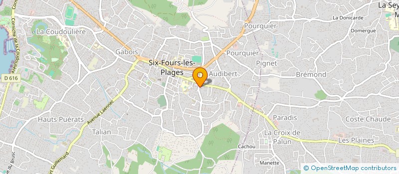 localisation de l'entreprise SARL MARGAUX à SIX-FOURS-LES-PLAGES