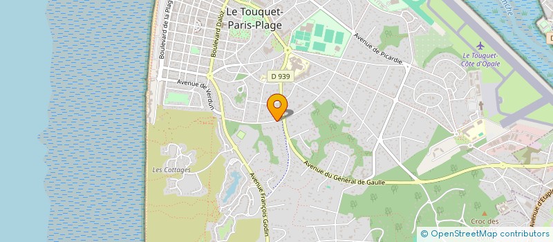 localisation de l'entreprise SARL MARGAUX MGX à LE TOUQUET-PARIS-PLAGE