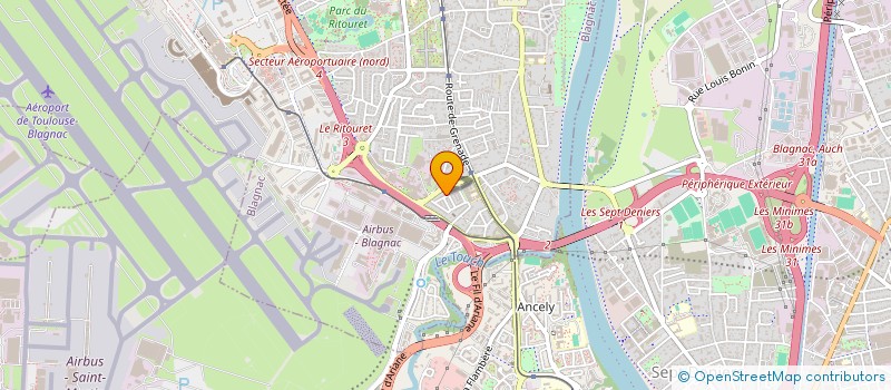 localisation de l'entreprise SARL MARGE à BLAGNAC