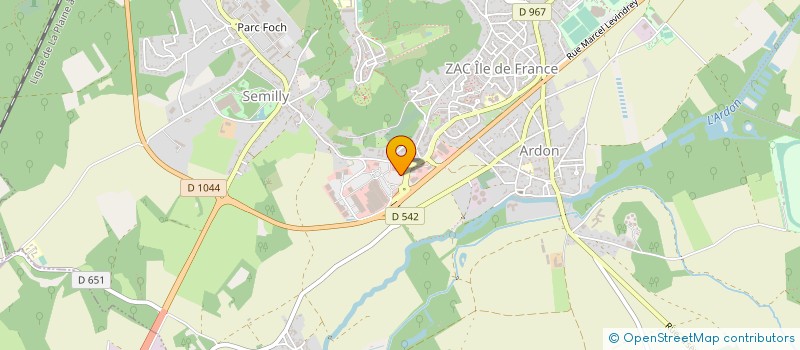 localisation de l'entreprise SARL MARGUERITE à LAON