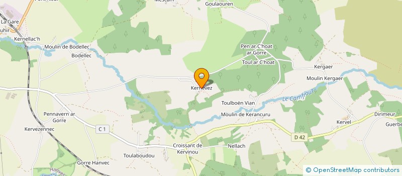 localisation de l'entreprise SARL MARHIC à HANVEC