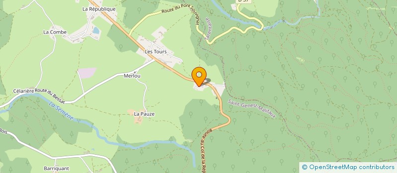 localisation de l'entreprise SARL MARI  SAINT-GENEST-MALIFAUX