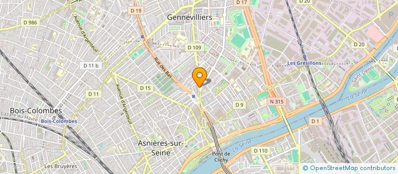 localisation de l'entreprise SARL MARIA  GENNEVILLIERS