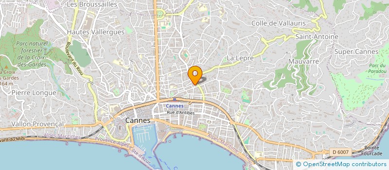 localisation de l'entreprise SARL MARIA FLEURS à CANNES