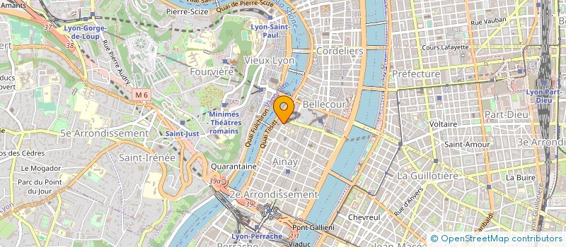 localisation de l'entreprise SARL MARIANNE ROMANN  LYON