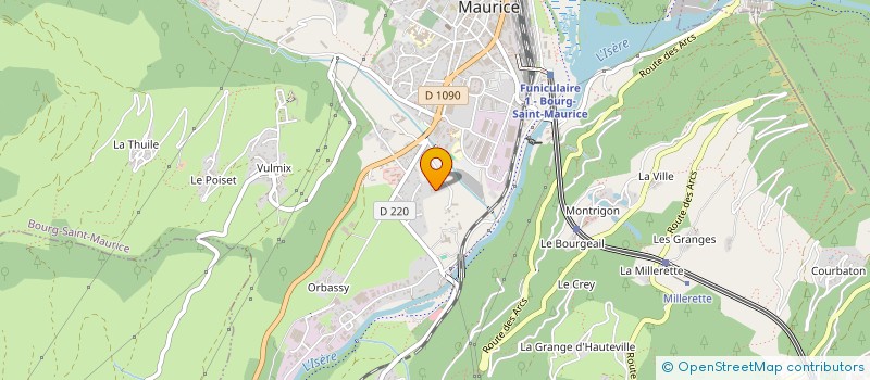 localisation de l'entreprise SARL MARIANZO  BOURG-SAINT-MAURICE