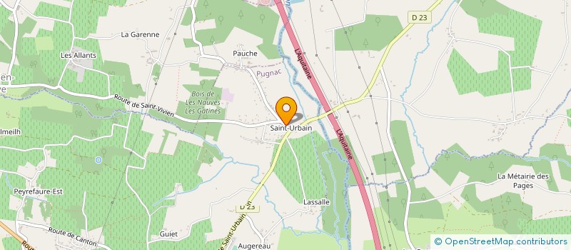 localisation de l'entreprise SARL MARIAUD à PUGNAC