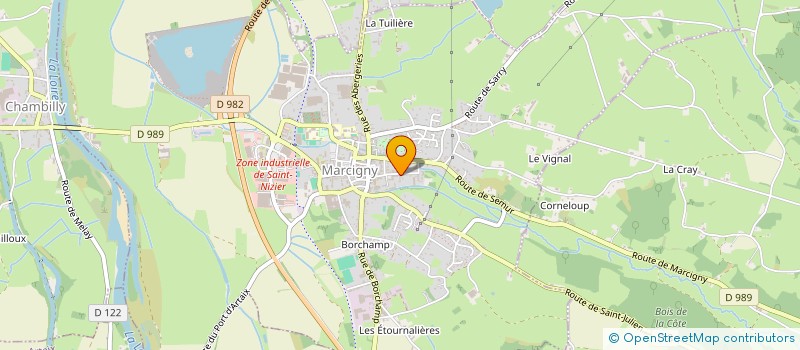 localisation de l'entreprise SARL MARIE  MARCIGNY