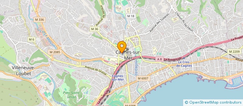 localisation de l'entreprise SARL MARIE à CAGNES-SUR-MER