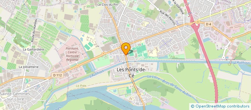 localisation de l'entreprise SARL MARIE à BRISSAC LOIRE AUBANCE