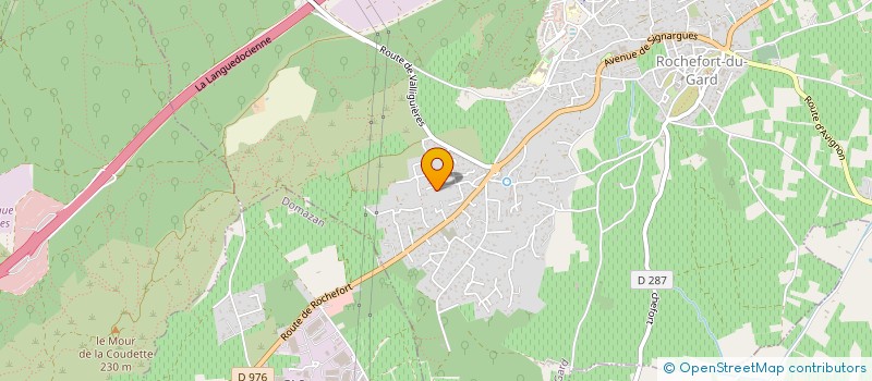 localisation de l'entreprise SARL MARIE & CLAIRE  ROCHEFORT-DU-GARD
