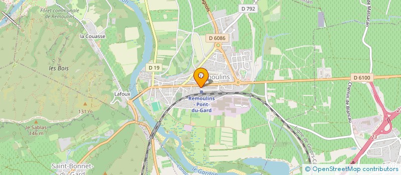 localisation de l'entreprise SARL MARIE-HELENE LAURENS-LAMBOLEY ET CAROLE HUGUET NOTAIRES ASSOCIES  REMOULINS