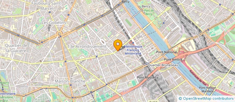 localisation de l'entreprise SARL MARIE P.  PARIS