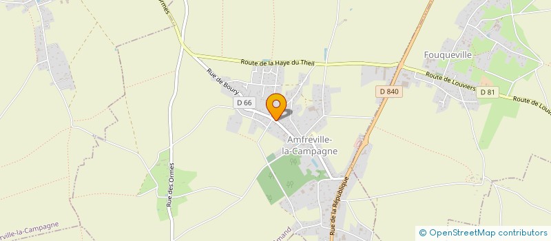 localisation de l'entreprise SARL MARIEL MICHEL  AMFREVILLE-SAINT-AMAND