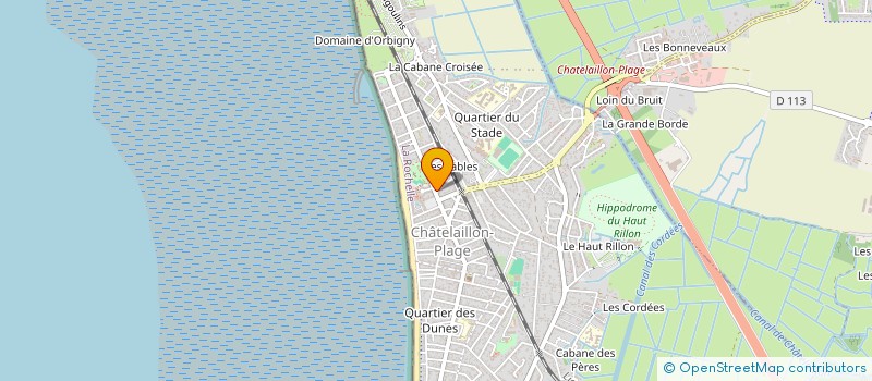 localisation de l'entreprise SARL MARIEMER à CHATELAILLON-PLAGE